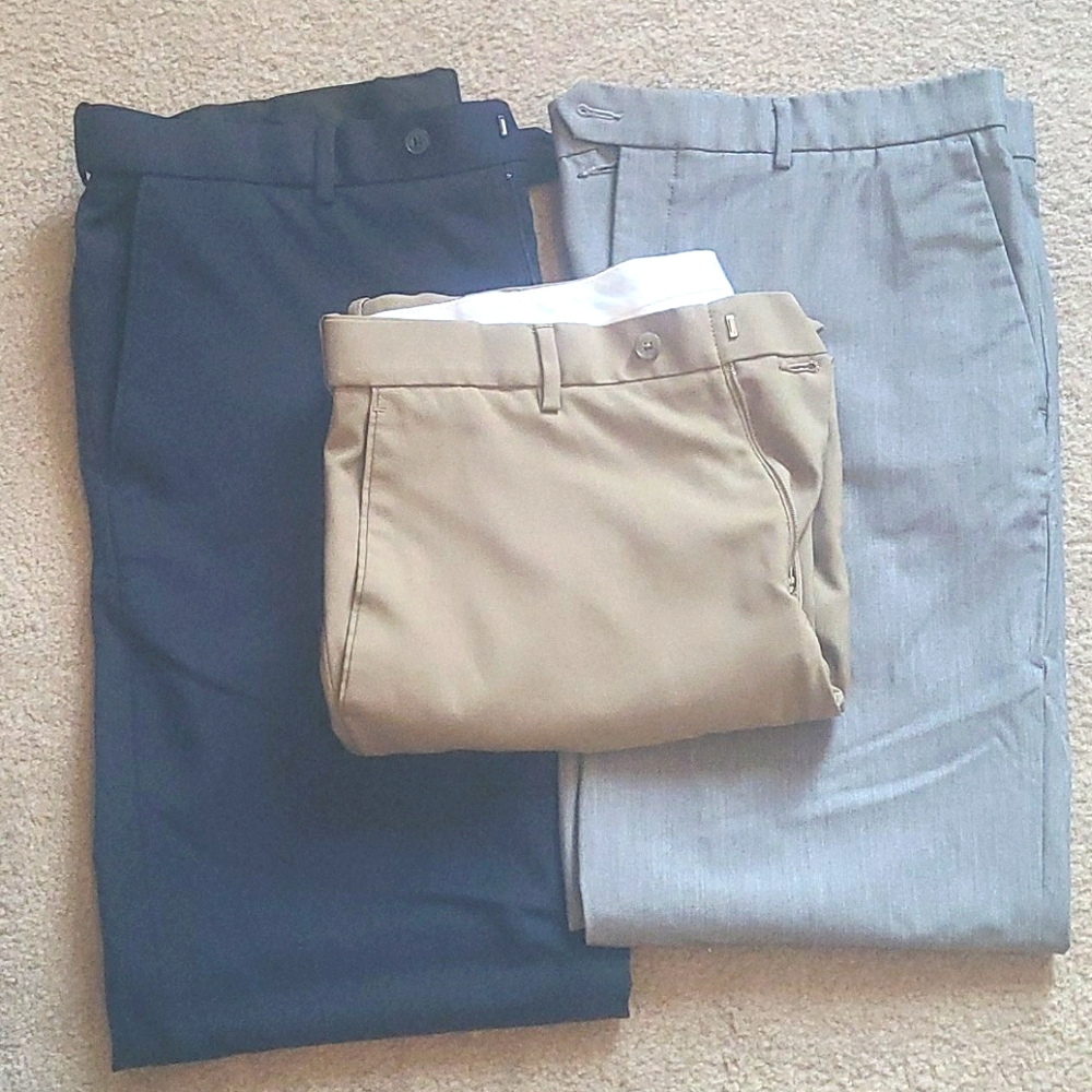 (3) Pairs of Mens Dress Pants 36x30